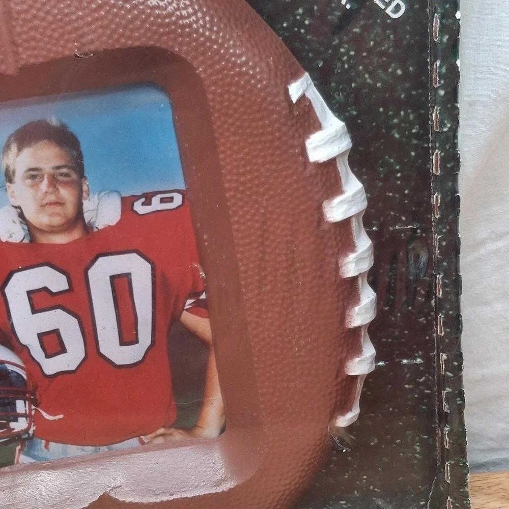 Vintage American Legacy Inc MVP Football Picture Frame 3.5x5 in Picture Memories